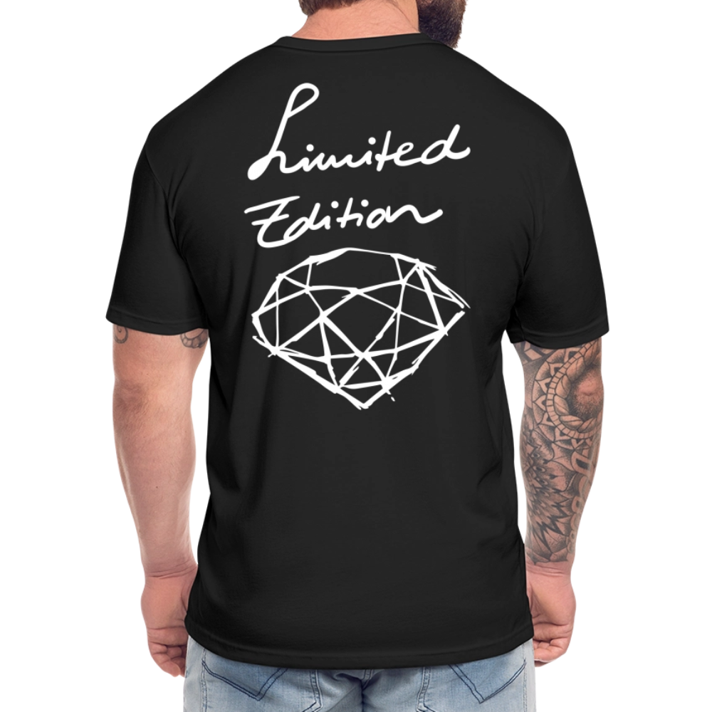 Fitted Cotton/Poly T-Shirt by Next Level - black