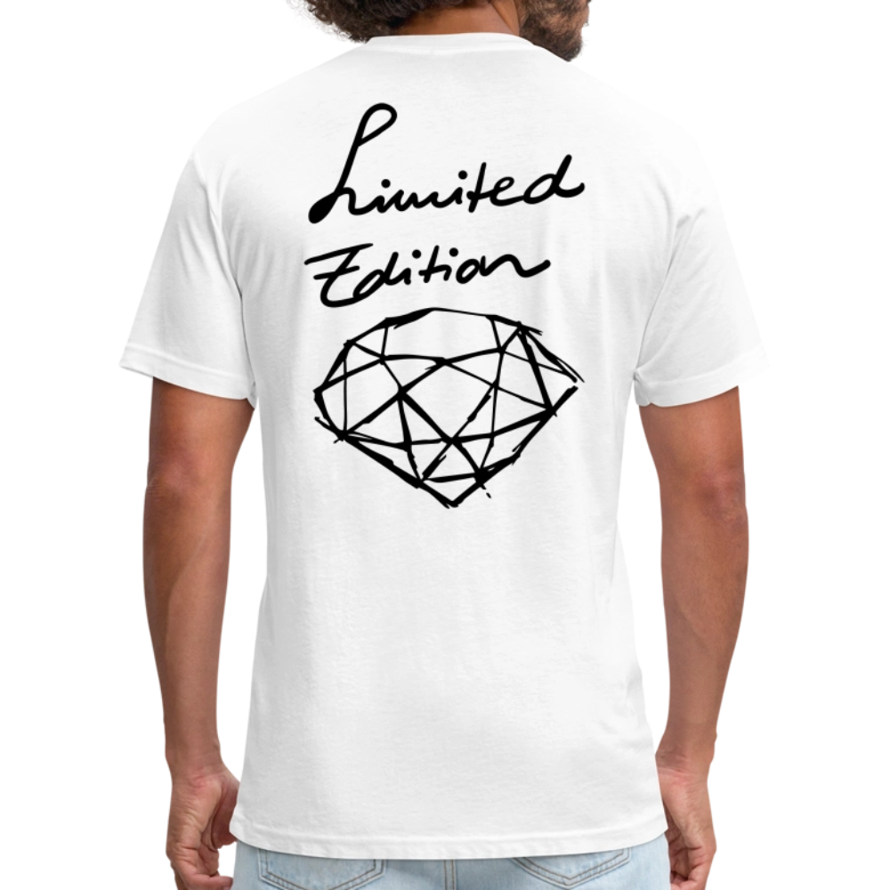 Fitted Cotton/Poly T-Shirt by Next Level - white