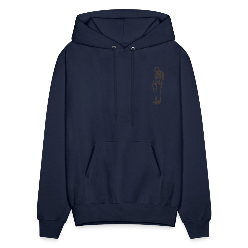 Choose Your Side Oversized Hoodie – Minimal Streetwear Pullover - navy