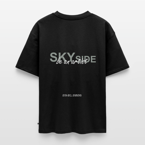 Unisex Oversized Organic T-Shirt (Art) - black