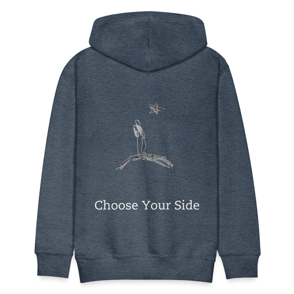 Celestial Divide Hoodie - heather denim