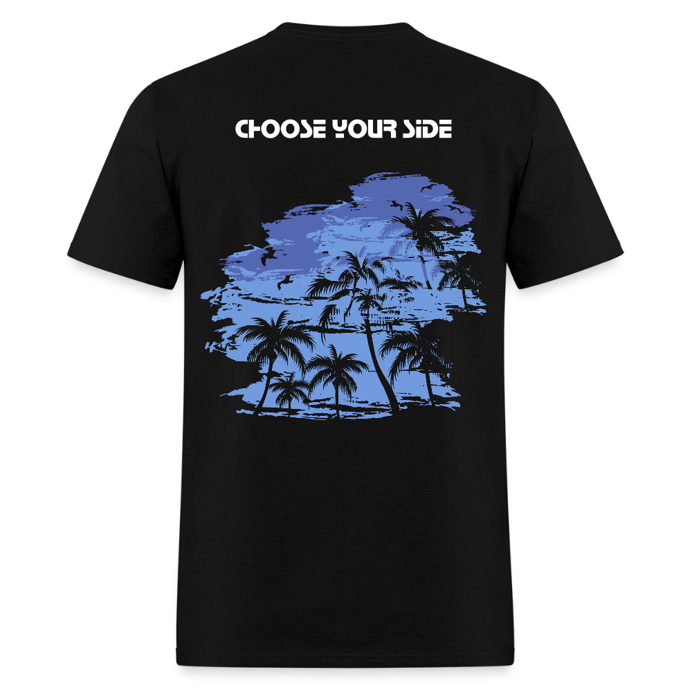 Riviera “Choose Your Side” T-Shirt – Minimal Streetwear Tee - black