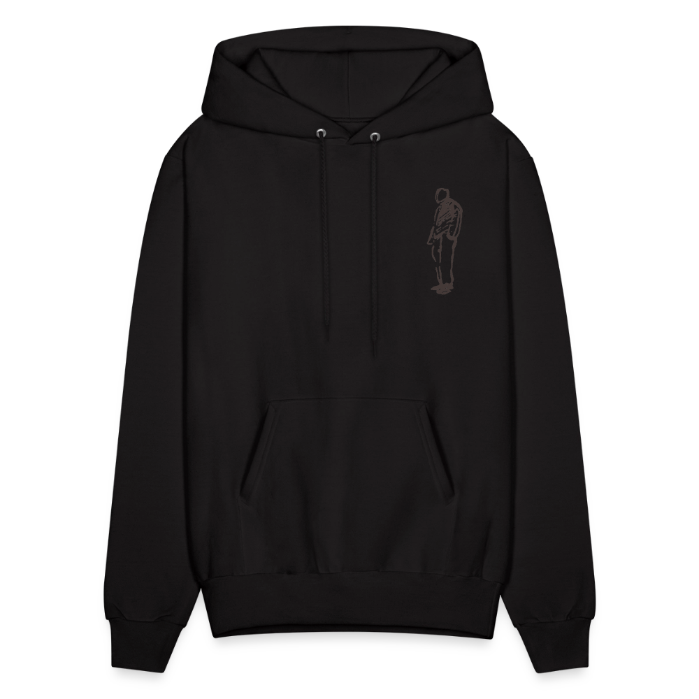 Choose Your Side Oversized Hoodie – Minimal Streetwear Pullover - black