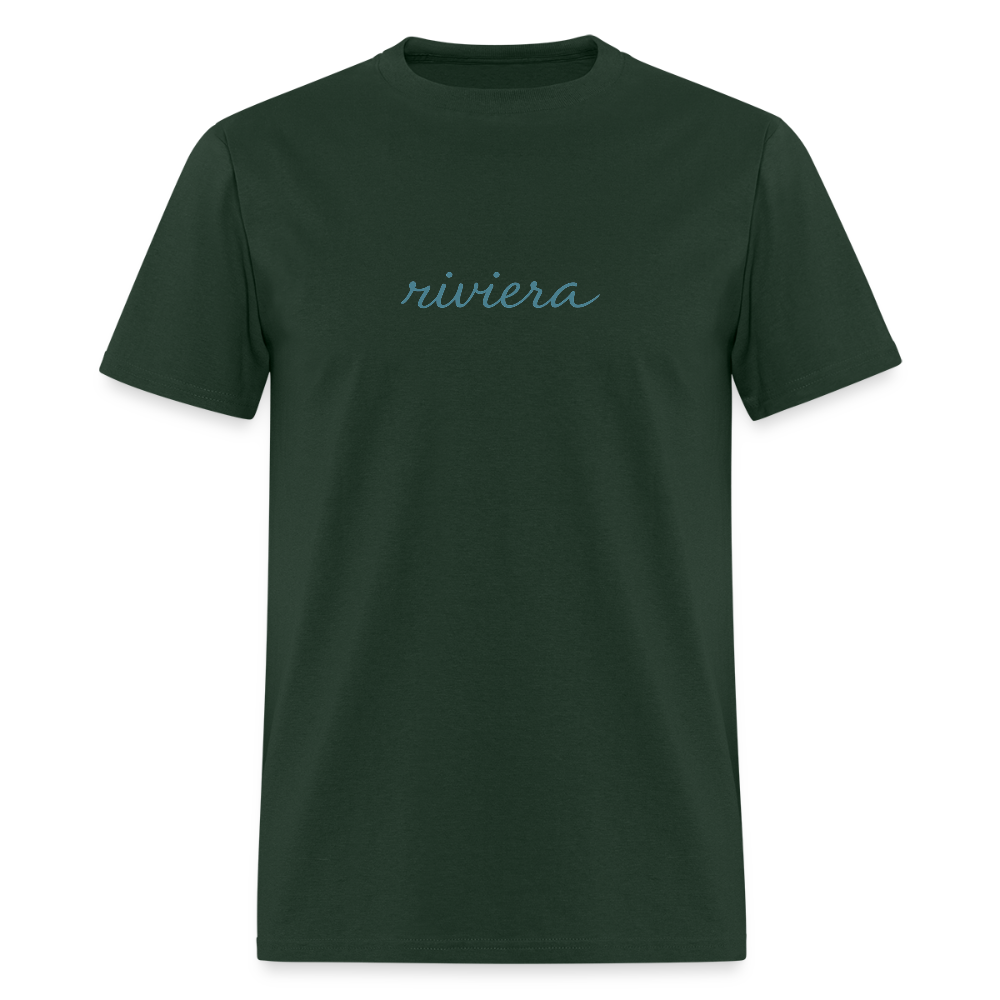 Riviera “Choose Your Side” T-Shirt – Minimal Streetwear Tee - forest green