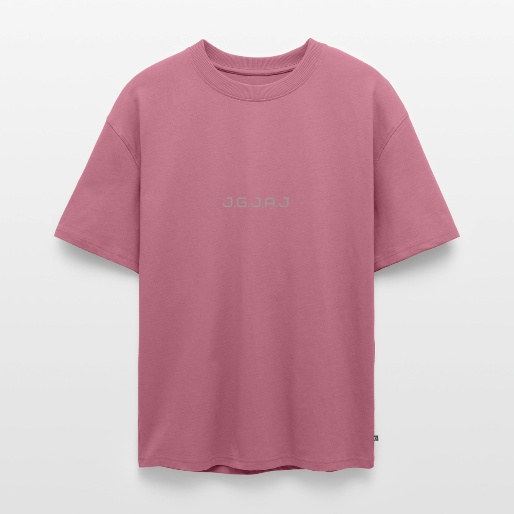 Unisex Oversized Organic T-Shirt (Art) - mauve