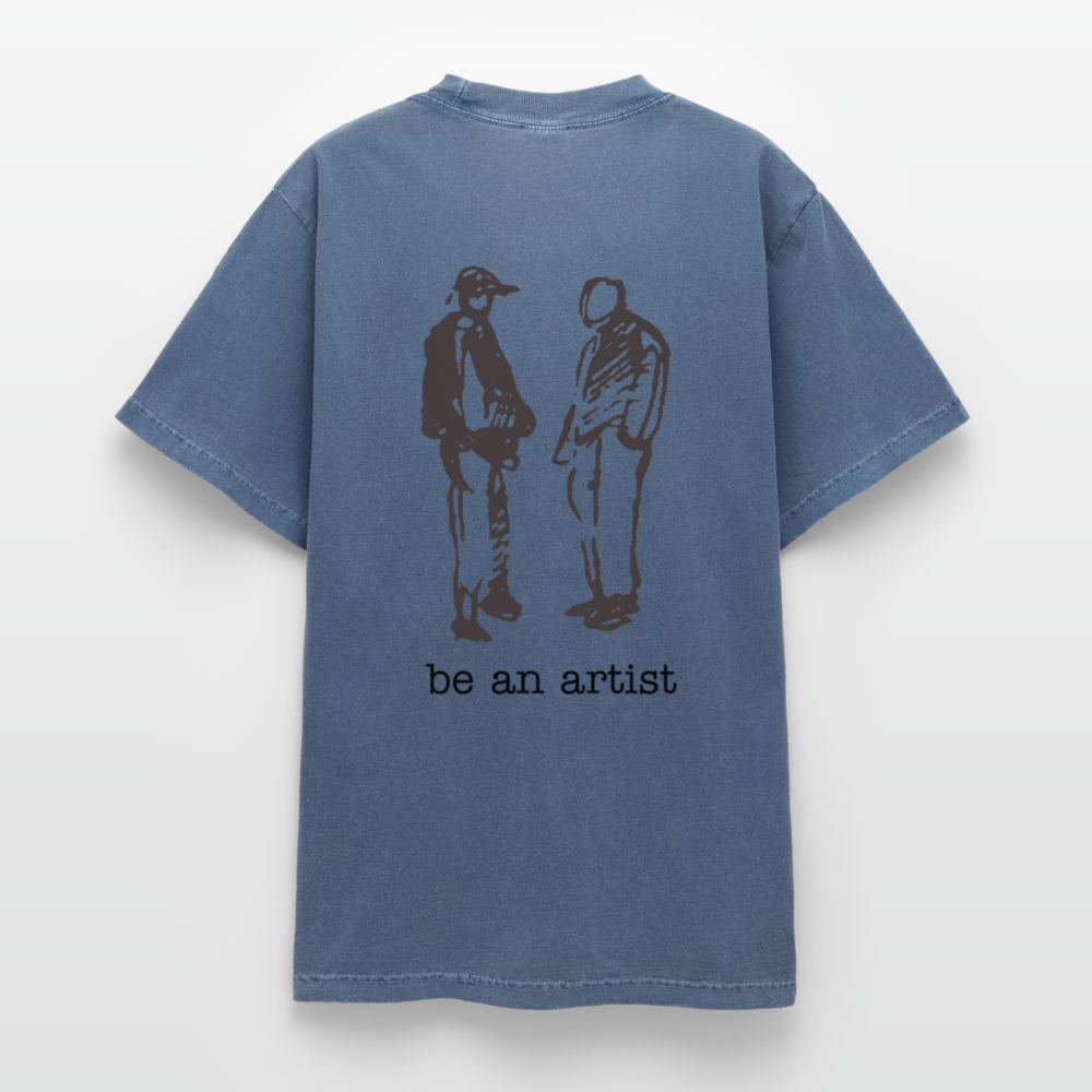 Heavyweight Washed Unisex T-Shirt - denim