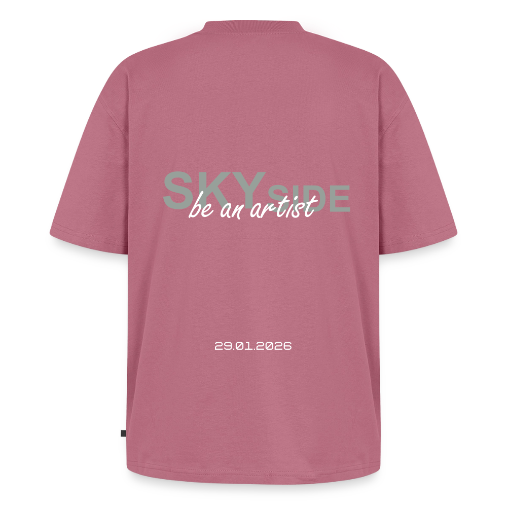 Unisex Oversized Organic T-Shirt (Art) - mauve