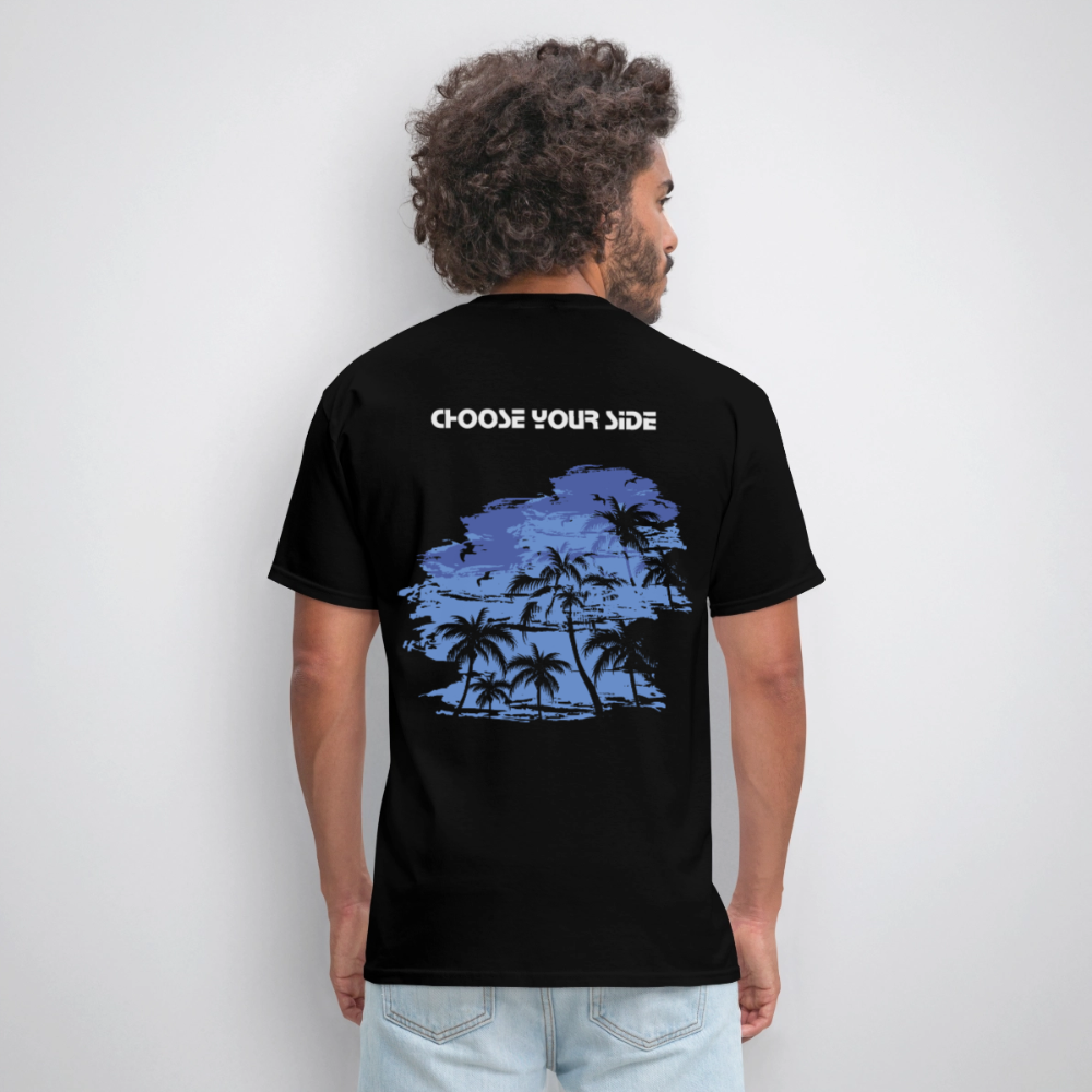Riviera “Choose Your Side” T-Shirt – Minimal Streetwear Tee - black