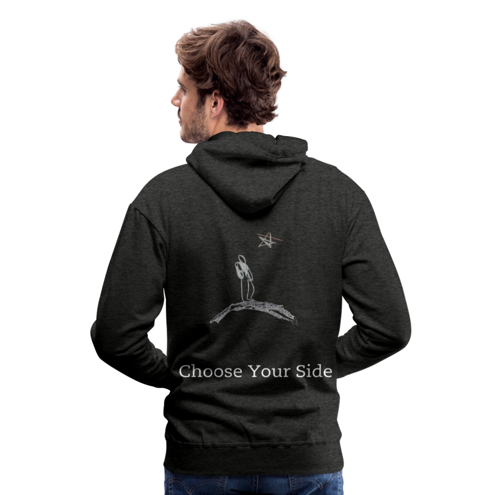 Celestial Divide Hoodie - charcoal grey