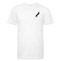 Fitted Cotton/Poly T-Shirt by Next Level - white