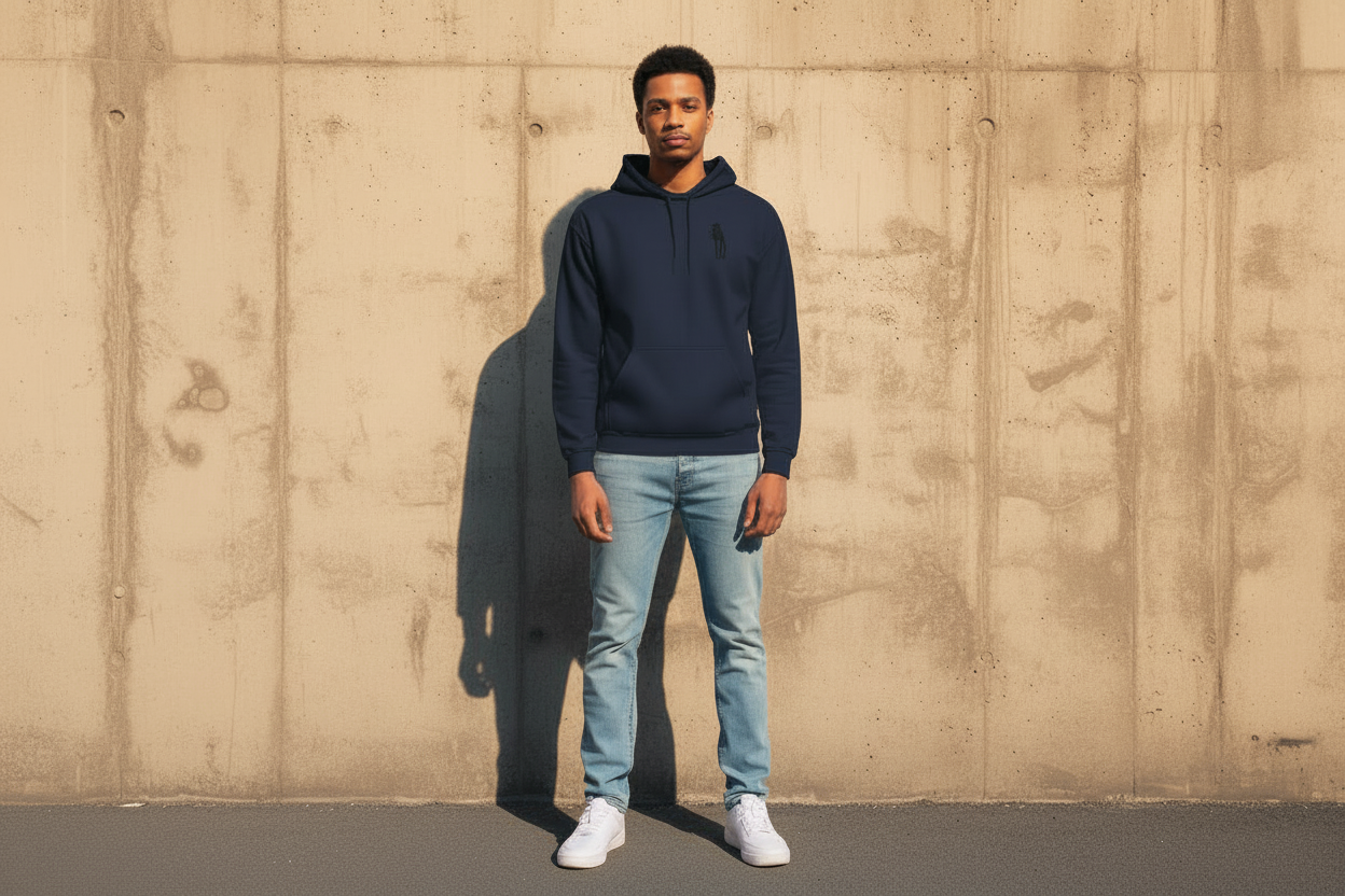 Sky Sid3 “Choose Your Side” Navy Hoodie – Premium Streetwear Pullover - navy