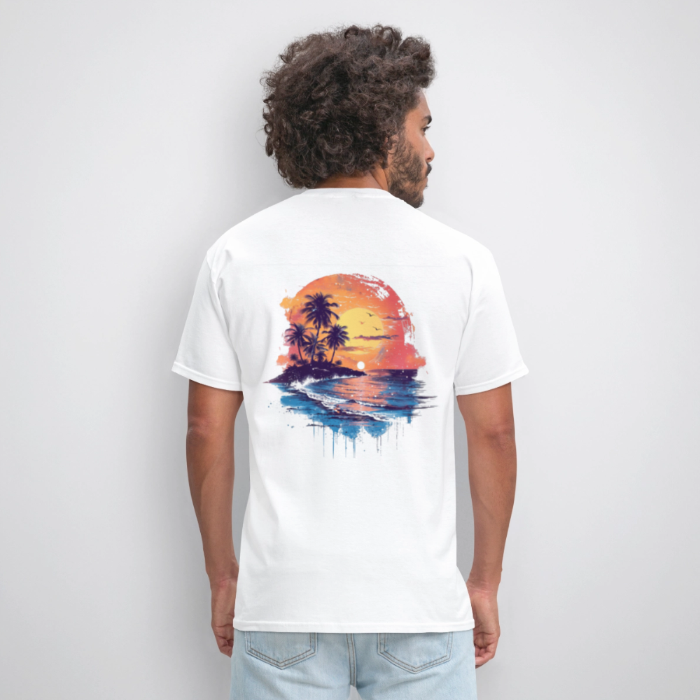 Men's T-Shirt | GILDAN 5000 - white