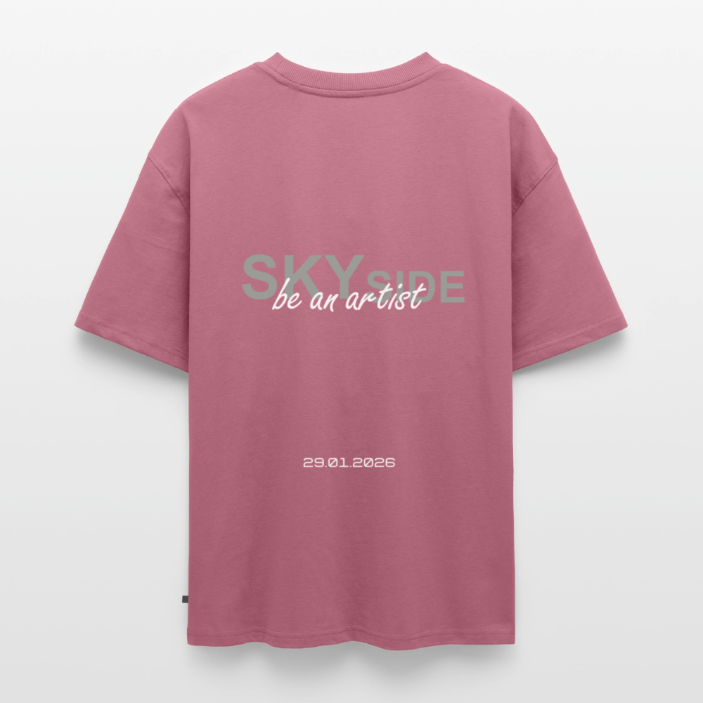 Unisex Oversized Organic T-Shirt (Art) - mauve