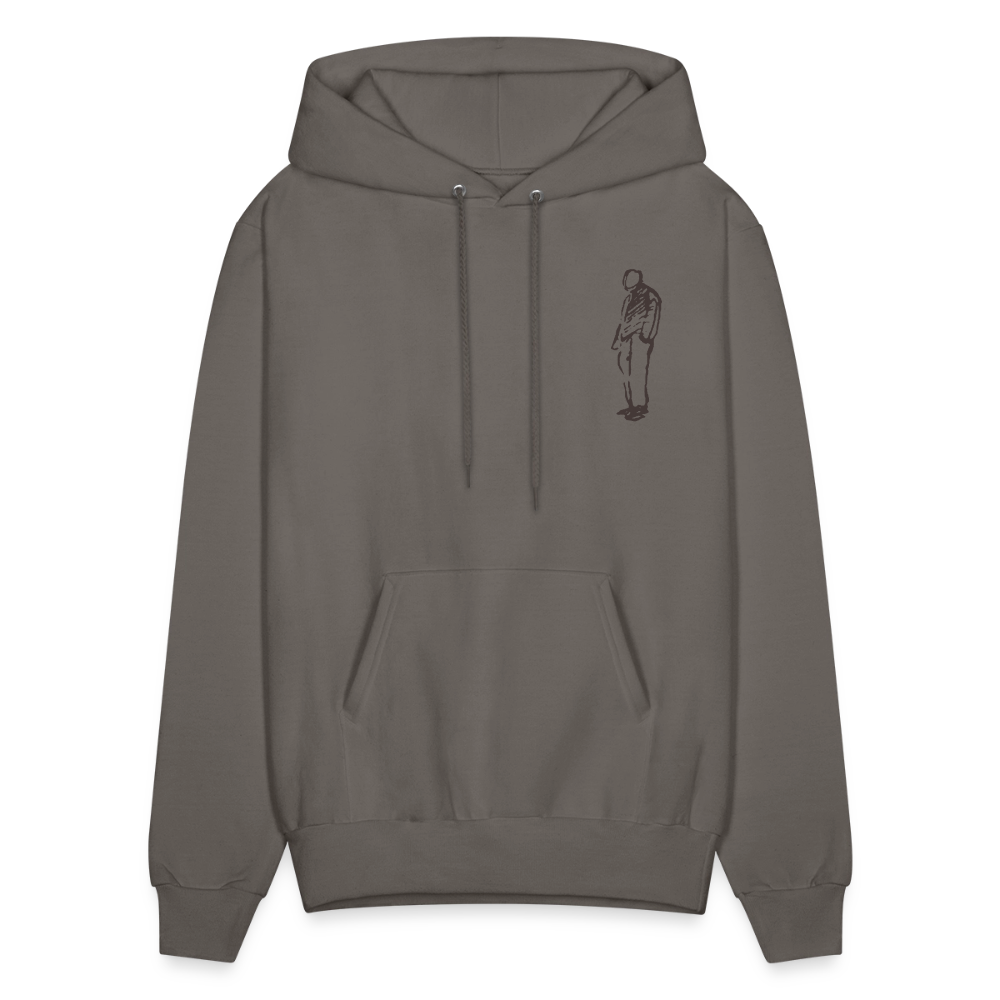 Choose Your Side Oversized Hoodie – Minimal Streetwear Pullover - asphalt gray