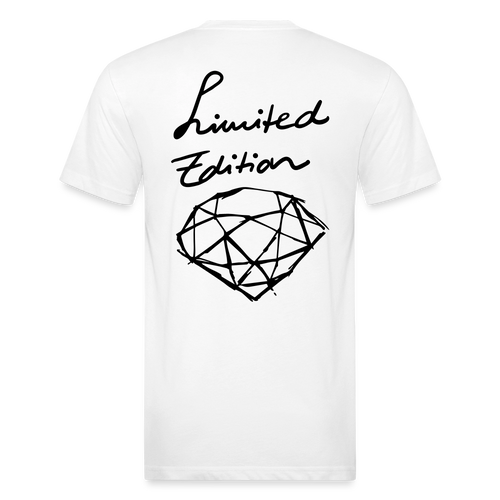 Fitted Cotton/Poly T-Shirt by Next Level - white