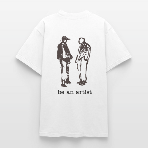 Heavyweight Washed Unisex T-Shirt - white