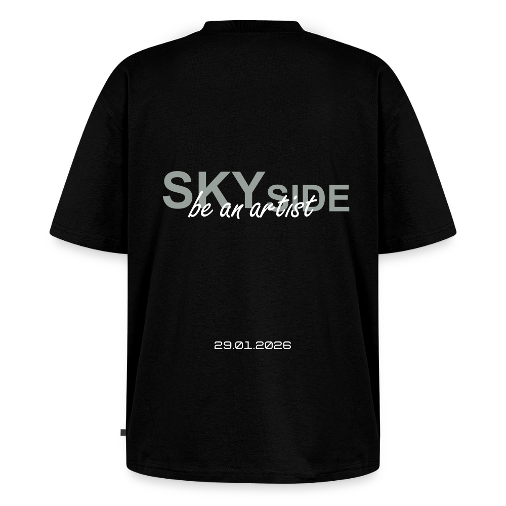 Unisex Oversized Organic T-Shirt (Art) - black